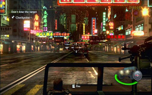 Na końcu czeka cię dłuższa cut-scenka, a po niej kolejny pościg - 3 - Tajne laboratorium | Kampania Chrisa | Solucja Resident Evil 6 - Resident Evil 6 - poradnik do gry