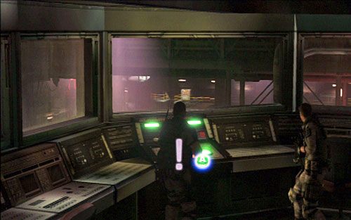 Dotrzesz w ten sposób do pomieszczenia z dźwignią, która opuszcza schody - 4 - Ładownia | Kampania Chrisa | Solucja Resident Evil 6 - Resident Evil 6 - poradnik do gry