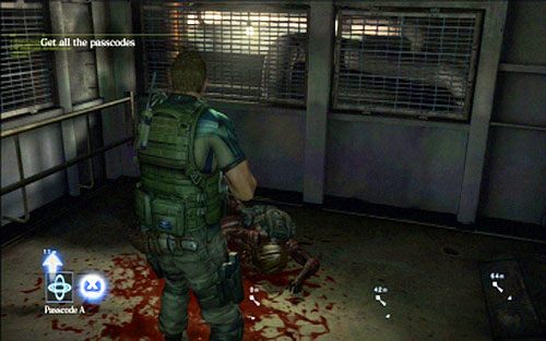 Pierwszy znajdziesz w pomieszczeniu kawałek dalej - 4 - Potrójny zamek | Kampania Chrisa | Solucja Resident Evil 6 - Resident Evil 6 - poradnik do gry