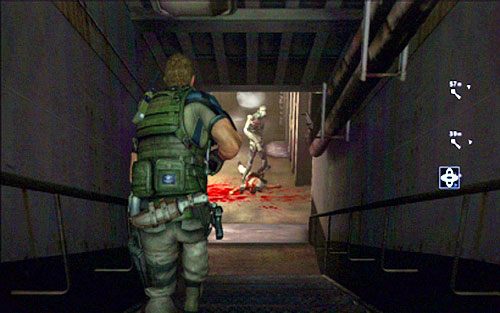 Tam czeka cię starcie z dwoma poznanymi w kampanii Leona bestiami - 4 - Potrójny zamek | Kampania Chrisa | Solucja Resident Evil 6 - Resident Evil 6 - poradnik do gry