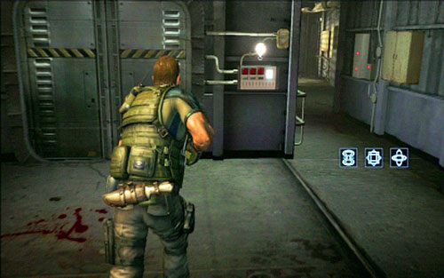 Możesz teraz wrócić piętro wyżej i odblokować zamknięte wrota - 4 - Potrójny zamek | Kampania Chrisa | Solucja Resident Evil 6 - Resident Evil 6 - poradnik do gry