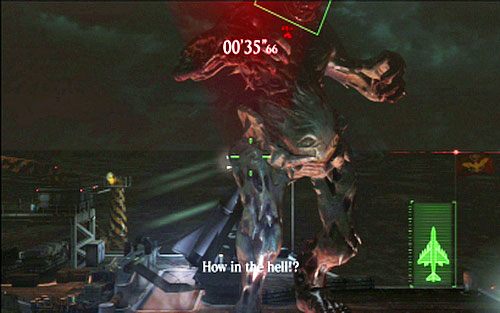 Ostatnim zadaniem dwójki żołnierzy jest zabicie potężnej bestii oraz wysadzenie za pomocą wybuchających pocisków dużej rakiety - 4 - Lot myśliwcem | Kampania Chrisa | Solucja Resident Evil 6 - Resident Evil 6 - poradnik do gry