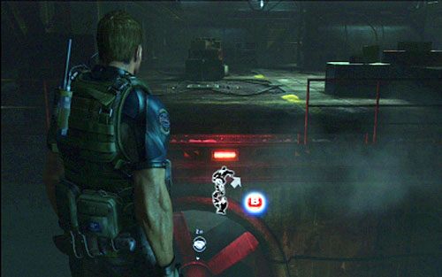 Gdy znajdziesz się z drugiej strony, przeżuć Piersa przez szeroką dziurę, a następnie zeskocz na dół - 5 - Magazyn | Kampania Chrisa | Solucja Resident Evil 6 - Resident Evil 6 - poradnik do gry