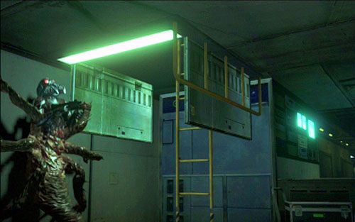 W pewnym momencie gry Piers będzie musiał obrócić duży czerwony zawór, opuszczając w ten sposób drabinę - Rozdział IV | Emblematy - Chris | Resident Evil 6 - Resident Evil 6 - poradnik do gry