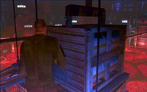 Na początku odwróć się i uciekaj przed nim w lewo - 5 - Finałowe starcie z Ustankiem | Kampania Jakea | Solucja Resident Evil 6 - Resident Evil 6 - poradnik do gry