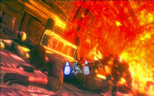 Podczas jej trwania musisz cały czas wykonywać pojawiające się na ekranie polecenia - 5 - Finałowe starcie z Ustankiem | Kampania Jakea | Solucja Resident Evil 6 - Resident Evil 6 - poradnik do gry