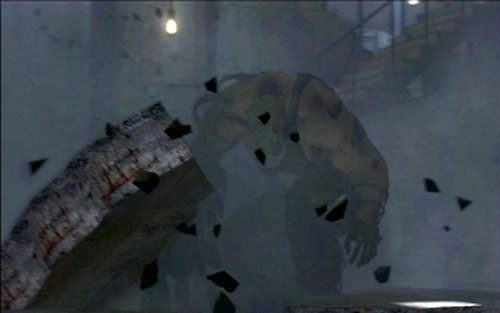 Po dotarciu do celu na scenę wkroczy poznany wcześniej wielki mutant Ustanek - 1 - Spotkanie z Ustankiem | Kampania Jakea | Solucja Resident Evil 6 - Resident Evil 6 - poradnik do gry