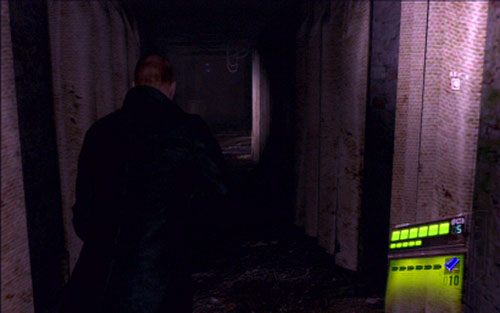 Po zakończeniu pojedynku wejdź do ciemnego korytarza i idź cały czas prosto - 1 - Spotkanie z Ustankiem | Kampania Jakea | Solucja Resident Evil 6 - Resident Evil 6 - poradnik do gry