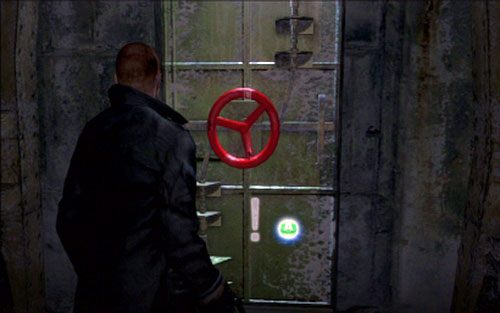 Na końcu tunelu będzie zawór, który musisz przekręcić, a następnie wejść do pomieszczenia z wielkim mutantem - 2 - Mroźna jaskinia | Kampania Jakea | Solucja Resident Evil 6 - Resident Evil 6 - poradnik do gry