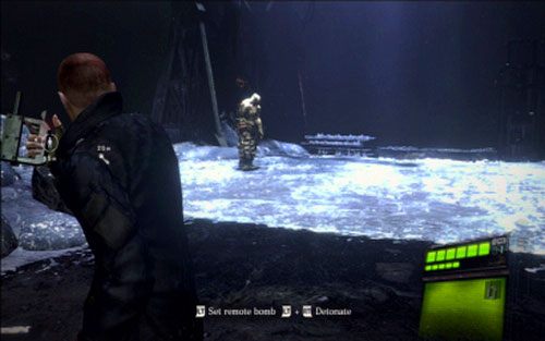 Podłóż jedną z nich i wróć do zerwanej drabiny - 2 - Ponowne spotkanie z Ustankiem | Kampania Jakea | Solucja Resident Evil 6 - Resident Evil 6 - poradnik do gry