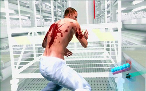 Na końcu znajdziesz platformę, którą musisz przesunąć - 3 - Laboratorium | Kampania Jakea | Solucja Resident Evil 6 - Resident Evil 6 - poradnik do gry