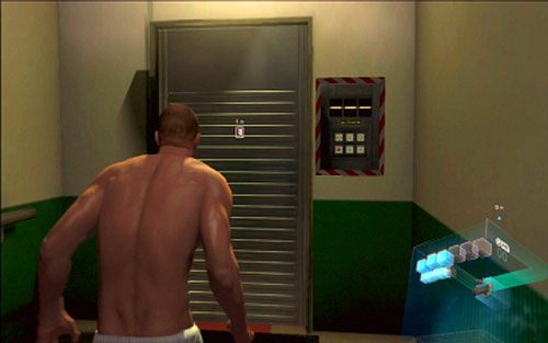 Wylądujesz w ten sposób w korytarzu z zamkniętymi drzwiami - 3 - Laboratorium | Kampania Jakea | Solucja Resident Evil 6 - Resident Evil 6 - poradnik do gry