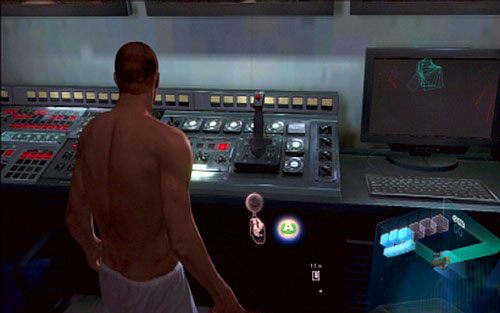 Udaj się w tym celu do pomieszczenia obok i skorzystaj z systemu monitoringu - 3 - Laboratorium | Kampania Jakea | Solucja Resident Evil 6 - Resident Evil 6 - poradnik do gry