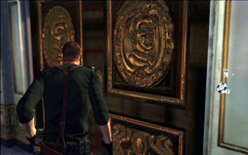 Przechodząc przez kolejne drzwi oraz korytarz, zajdziesz pozostałe bestię od flanki - 3 - Chińska posiadłość | Kampania Jakea | Solucja Resident Evil 6 - Resident Evil 6 - poradnik do gry