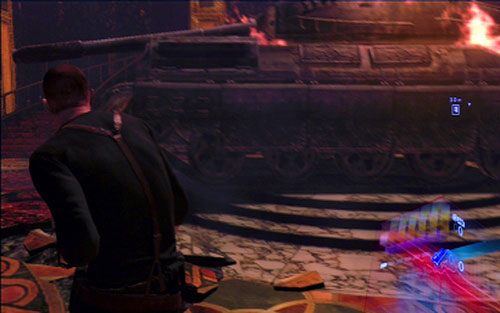 Po niej musisz wrócić do dużej sali - 3 - Pojedynek z czołgiem | Kampania Jakea | Solucja Resident Evil 6 - Resident Evil 6 - poradnik do gry