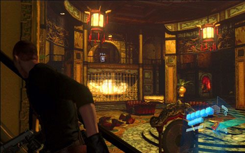 Teraz twoim celem są drzwi na piętrze - 3 - Pojedynek z czołgiem | Kampania Jakea | Solucja Resident Evil 6 - Resident Evil 6 - poradnik do gry