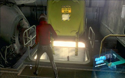 Dojdziesz w ten sposób do dziury z zielonym włazem - 1 - Okrętowe korytarze | Kampania Ady Wong | Solucja Resident Evil 6 - Resident Evil 6 - poradnik do gry
