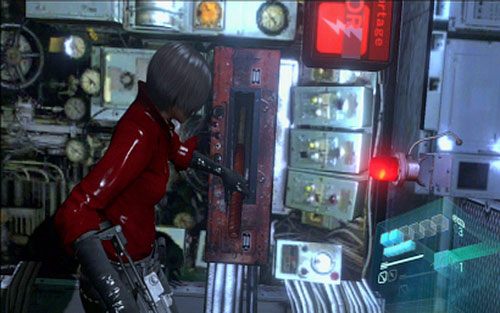 Znajdziesz w ten sposób panel włączający zasilanie - 1 - Zatopiony okręt | Kampania Ady Wong | Solucja Resident Evil 6 - Resident Evil 6 - poradnik do gry