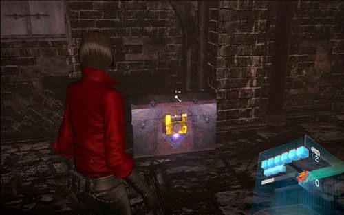 Po wylądowaniu musisz kierować się cały czas prosto, aż do skrzyni ze złotym zamkiem - 2 - Pierwszy fragment klucza | Kampania Ady Wong | Solucja Resident Evil 6 - Resident Evil 6 - poradnik do gry