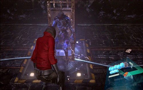 Podnieś przedmiot, a następnie przesuń dwa krzesła z trupami na pobliskie platformy - 2 - Cmentarne łamigłówki | Kampania Ady Wong | Solucja Resident Evil 6 - Resident Evil 6 - poradnik do gry