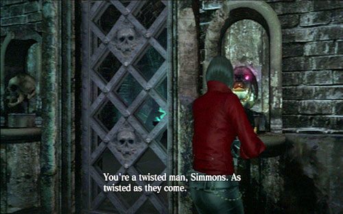 Gdy umieścisz przedmiot w oczodole, odblokujesz przejście do skrzyni z ostatnim fragmentem artefaktu - 2 - Ostatni fragment klucza | Kampania Ady Wong | Solucja Resident Evil 6 - Resident Evil 6 - poradnik do gry