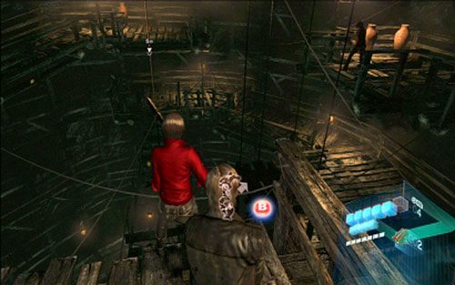 Gdy bestia ucieknie, biegnij cały czas w dół, korzystając z pomocy towarzysza - 2 - Walka z Deborah | Kampania Ady Wong | Solucja Resident Evil 6 - Resident Evil 6 - poradnik do gry