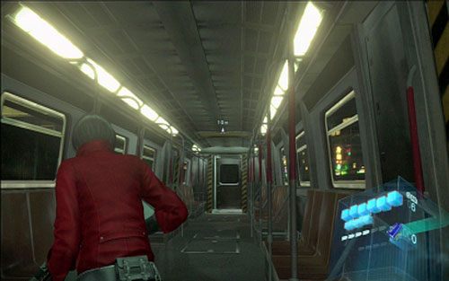 Tym razem musisz przeżyć tak długo, aż na ekranie pojawi się komenda byś machał szybko analogiem - 3 - Mutant z piłą | Kampania Ady Wong | Solucja Resident Evil 6 - Resident Evil 6 - poradnik do gry