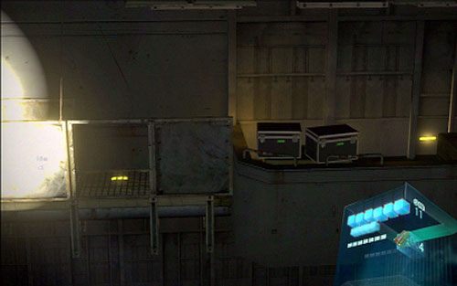 Na początku jak najszybciej pobiegnij w lewo, przeskakując napotkane przeszkody i wczołgaj się pod jedną z zasłon - 4 - Reflektory | Kampania Ady Wong | Solucja Resident Evil 6 - Resident Evil 6 - poradnik do gry