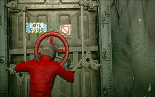 Dalsza droga prowadzi przez kolejny właz z czerwonym pokrętłem - 4 - Walka z Carlą | Kampania Ady Wong | Solucja Resident Evil 6 - Resident Evil 6 - poradnik do gry