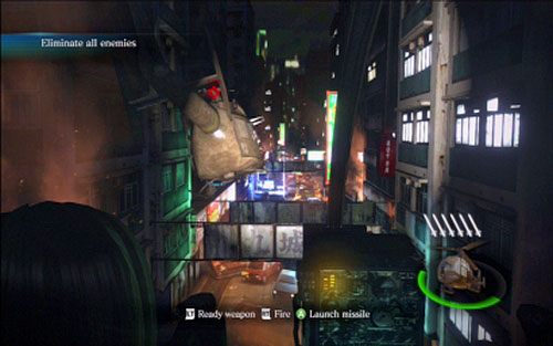 Gdy para będzie już bezpieczna, zaczniesz lecieć szybko do przodu - 5 - Lot śmigłowcem | Kampania Ady Wong | Solucja Resident Evil 6 - Resident Evil 6 - poradnik do gry