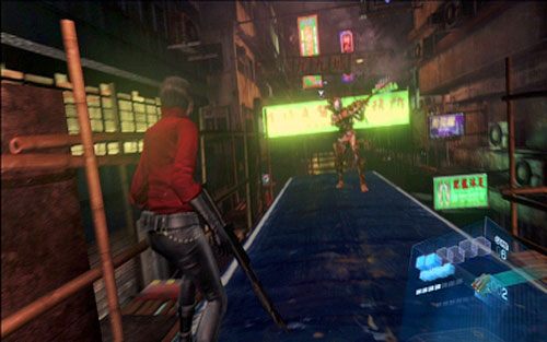 Jak wylądujesz na dachu autobusu, omiń szarżującą bestię przy pomocy linki (A) i poczekaj, aż pojazd się zatrzyma - Rozdział III | Emblematy - Ada Wong | Resident Evil 6 - Resident Evil 6 - poradnik do gry