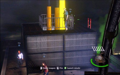 Po walce z przemienionym w dinozaura Simmonsem będziesz mijał trzy dachy wieżowców - Rozdział V | Emblematy - Ada Wong | Resident Evil 6 - Resident Evil 6 - poradnik do gry