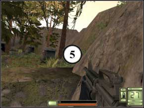 Na dole jest dwóch żołnierzy, zabij ich ze zwykłej broni lub snajperki (6) (7) - Colombia | Soldier of Fortune 2 Double Helix - Soldier of Fortune 2: Double Helix - poradnik do gry