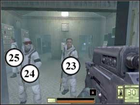 Idź wentylacją na sufit pokoju - na dole jest strażnik, puść mu granat z M4 (1) - Kamczatka | Soldier of Fortune 2 Double Helix - Soldier of Fortune 2: Double Helix - poradnik do gry