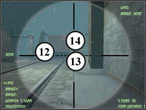 Idź przez most, od razu do strażnicy po prawej, odwróć się i zabij żołnierza obok wagonu w środku bazy (15) - Kamczatka | Soldier of Fortune 2 Double Helix - Soldier of Fortune 2: Double Helix - poradnik do gry