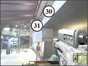 Idź w stronę kręconych schodów, nie zważając na strzały wejdź na górę i rozpraw się z trójką strażników (32) (33) (34) - Switzerland | Soldier of Fortune 2 Double Helix - Soldier of Fortune 2: Double Helix - poradnik do gry