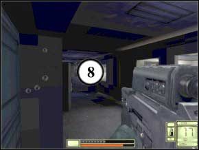 Z prawej zza rogu pojawi się ciężko opancerzony strażnik i strażniczka - Texas | Soldier of Fortune 2 Double Helix - Soldier of Fortune 2: Double Helix - poradnik do gry