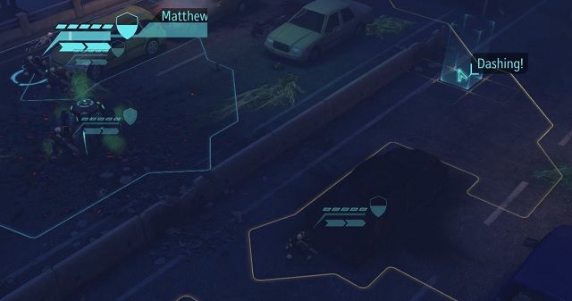 Poruszanie się w obrębie niebieskiego pola kosztuje jedną akcję, w żółtym polu (Dashing!) - dwie. - Poruszanie się w XCOM Enemy Unknown | Turowy system walki - XCOM: Enemy Unknown - poradnik do gry