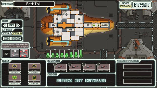 załoga: 2x human, zoltan, mantis - Kestral Cruiser (B) - Red-Tail | Statki | FTL Faster Than Light - FTL: Faster Than Light - poradnik do gry