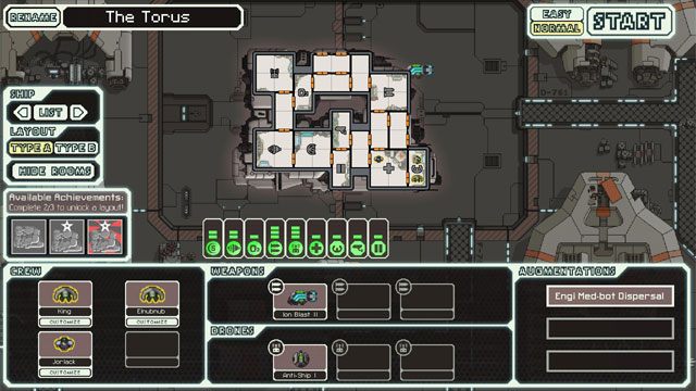 załoga: 2x engi, human - Engi Cruiser (A) - The Torus | Statki | FTL Faster Than Light - FTL: Faster Than Light - poradnik do gry