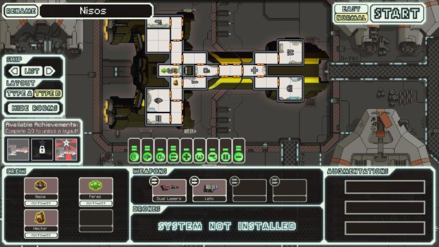załoga: human, zoltan, slug - Federation Cruiser (B) - Nisos | Statki | FTL Faster Than Light - FTL: Faster Than Light - poradnik do gry
