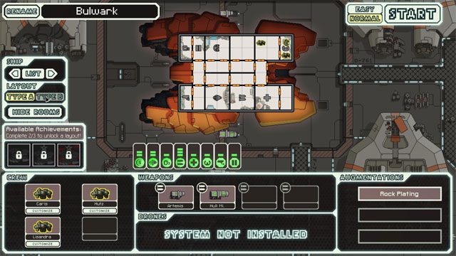 załoga: 3x rockmen - Rock Cruiser (A) - Bulwark | Statki | FTL Faster Than Light - FTL: Faster Than Light - poradnik do gry