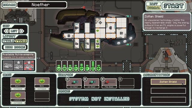 załoga: 3x zoltan - Zoltan Cruiser (B) - Noether | Statki | FTL Faster Than Light - FTL: Faster Than Light - poradnik do gry