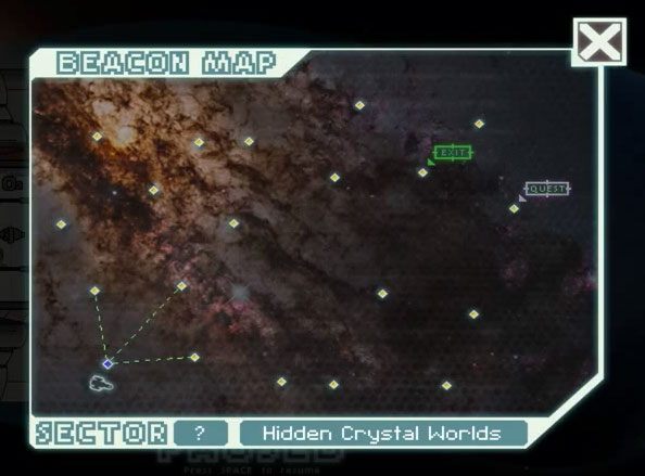 Ukrytą lokacją jest sektor domowy rasy Crystal - Sekretny poziom (spoilery) - FTL: Faster Than Light - poradnik do gry