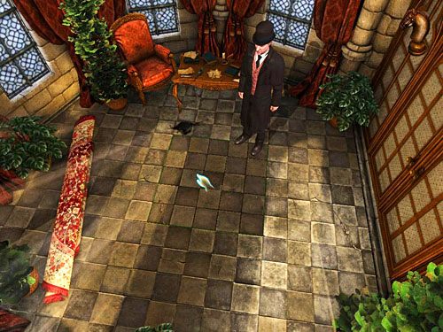 Kliknij podłogę przy uaktywnionej w ekwipunku figurce - Odkryj sekret księdza | Zbrodnia w diecezji Knighstbridge - Testament Sherlocka Holmesa - poradnik do gry