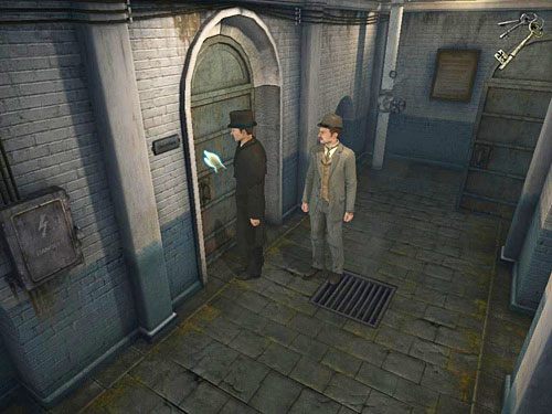 Wysłuchawszy szlochającej dziewczyny, opuść sekretariat i po schodach zejdź na korytarz administracji - Zdobądź pióro Hansa | Ucieczka z więzienia Westgate - Testament Sherlocka Holmesa - poradnik do gry