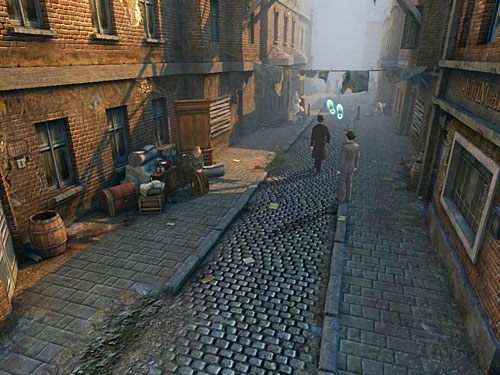 Na znalezionej w żołądku Kurtza kartce widnieje adres palarni opium na Berner Street 13 - Dostań się do zamkniętego pomieszczenia | Jatka w Whitechapel - Testament Sherlocka Holmesa - poradnik do gry