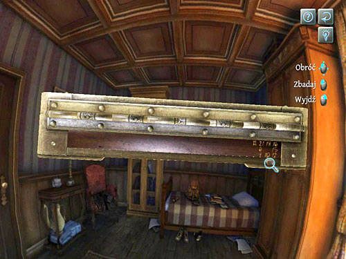 Z tyłu: III - 21, 18, 16, 15, 12, 10, 9, 6 - Rozejrzyj się w pokoju siostrzeńca biskupa | Kradzież w Kensington Garden - Testament Sherlocka Holmesa - poradnik do gry