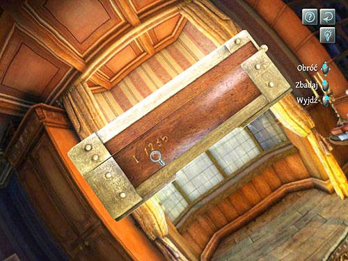 I na jednym z boków: I - 1, 2, 3, 5 - Rozejrzyj się w pokoju siostrzeńca biskupa | Kradzież w Kensington Garden - Testament Sherlocka Holmesa - poradnik do gry