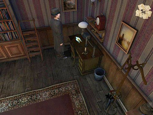 Połóż owe strzępki papieru na biurku - Rozejrzyj się w pokoju siostrzeńca biskupa | Kradzież w Kensington Garden - Testament Sherlocka Holmesa - poradnik do gry